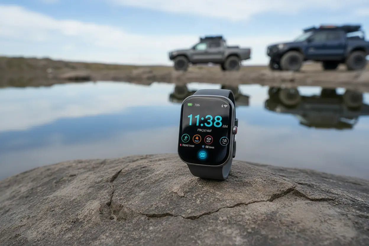 Kuizil Smart Watch 1.91" Smartwatch for Men Women The Blue Coil