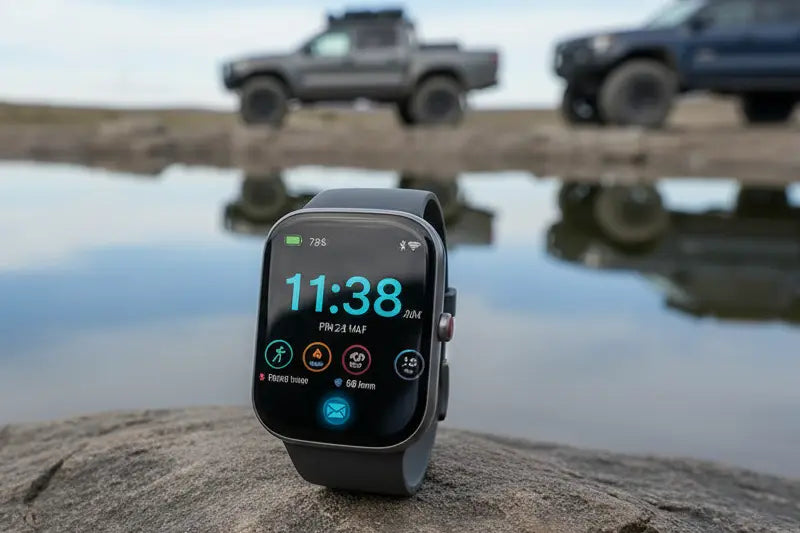 Kuizil Smart Watch 1.91" Smartwatch for Men Women The Blue Coil