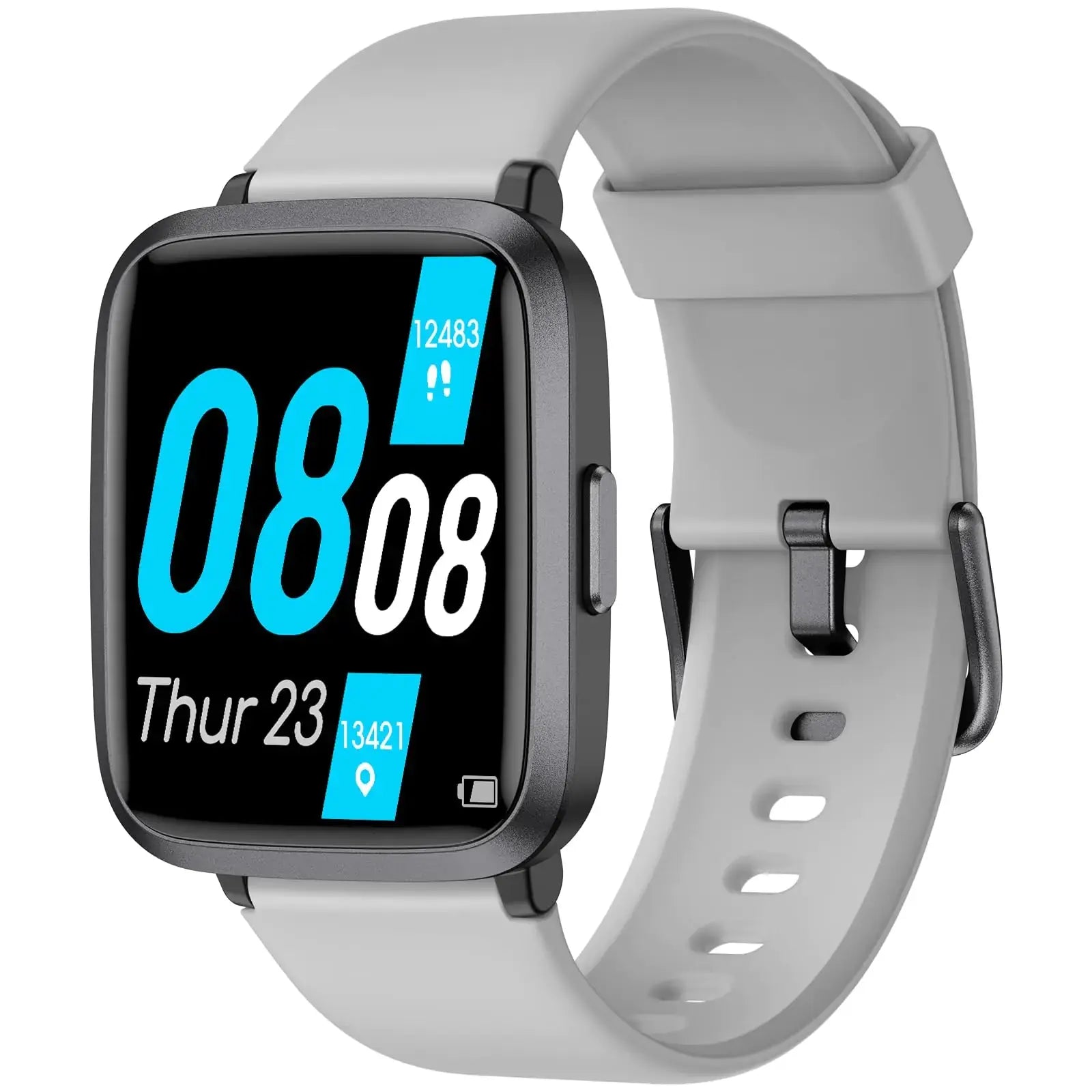 LIVIKEY Smart Watch for Men Women Fitness Tracker with Heart Rate Monitor The Blue Coil