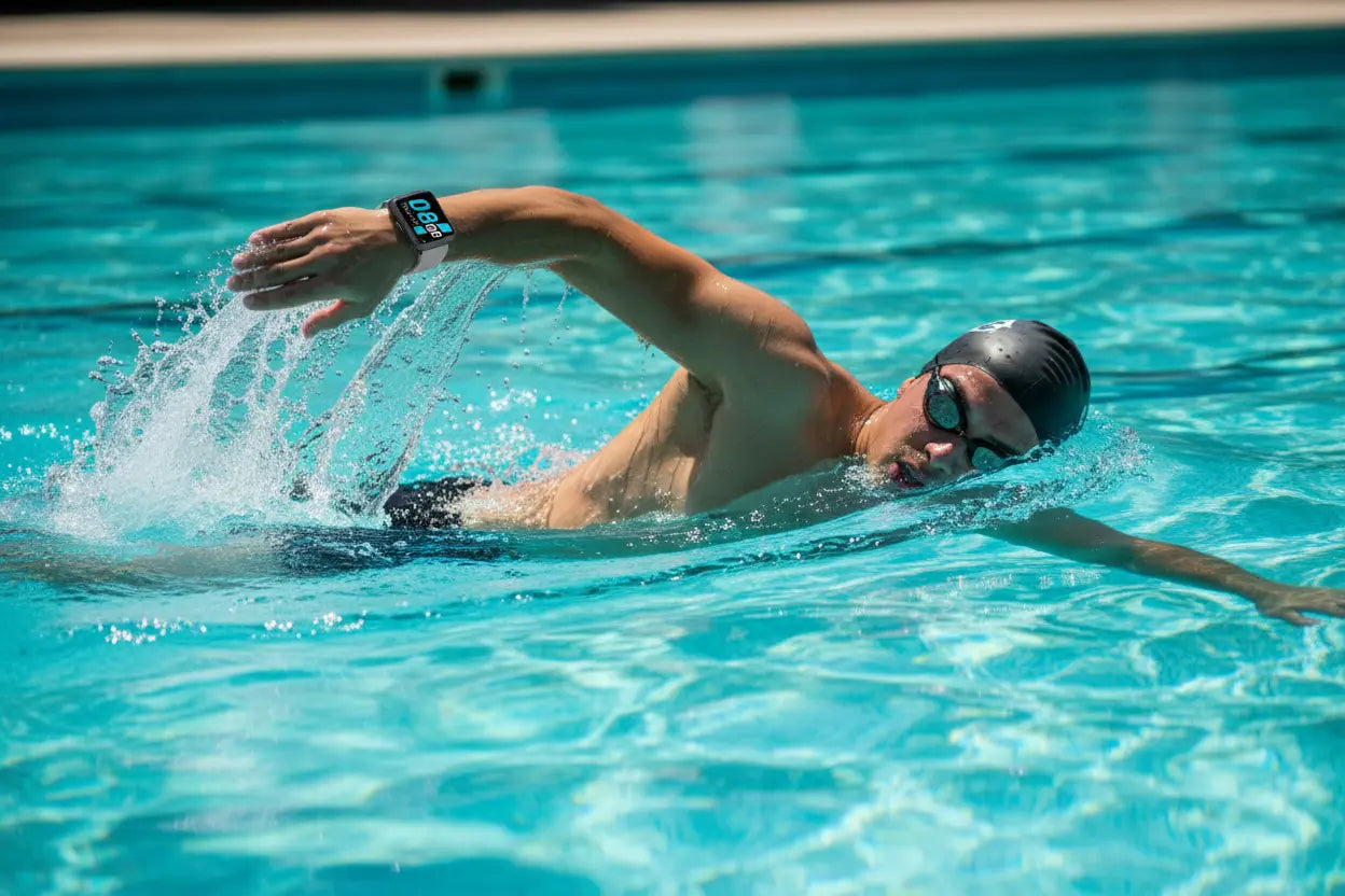 LIVIKEY Smart Watch for Men Women Fitness Tracker with Heart Rate Monitor The Blue Coil