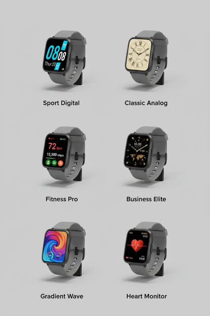 LIVIKEY Smart Watch for Men Women Fitness Tracker with Heart Rate Monitor