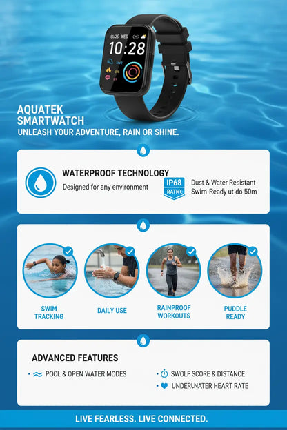 LOJUSIMEH Smart Watch for Men Women Fitness: 1.9" Bluetooth Call Smartwatch for Smart Phone (Charcoal Black) The Blue Coil