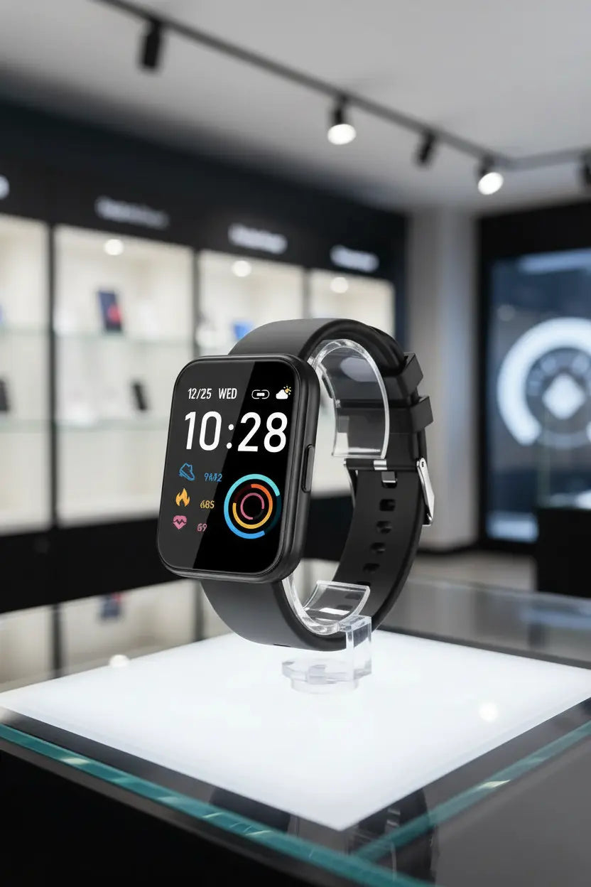 LOJUSIMEH Smart Watch for Men Women Fitness: 1.9" Bluetooth Call Smartwatch for Smart Phone (Charcoal Black)