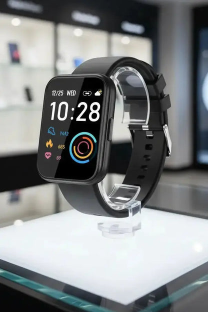 LOJUSIMEH Smart Watch for Men Women Fitness: 1.9" Bluetooth Call Smartwatch for Smart Phone (Charcoal Black)