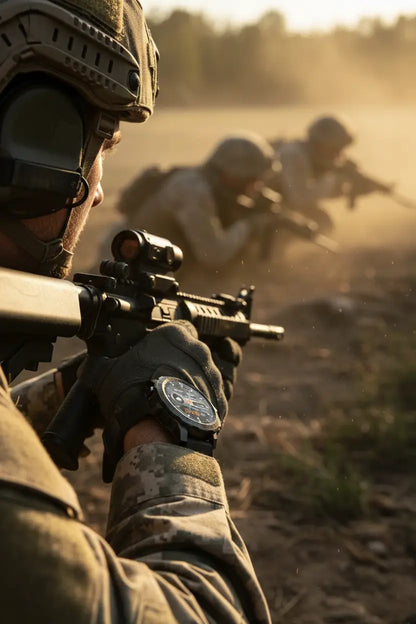 Military Smart Watch for Men - 1.46 AMOLED/500mAh Fitness Tracker The Blue Coil