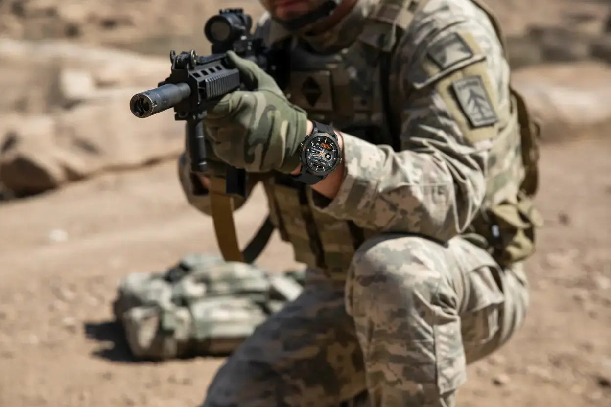 Military Smart Watch for Men - 1.46 AMOLED/500mAh Fitness Tracker The Blue Coil