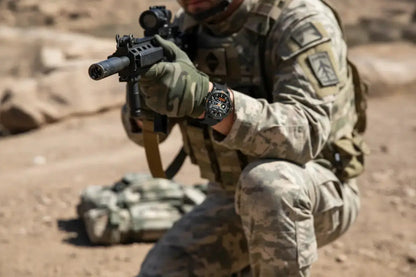 Military Smart Watch for Men - 1.46 AMOLED/500mAh Fitness Tracker The Blue Coil