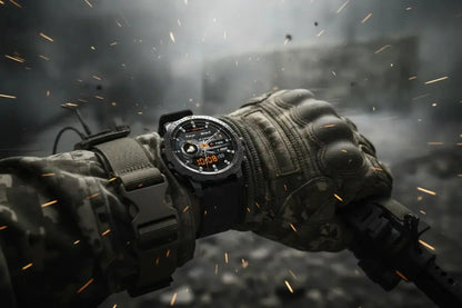 Military Smart Watch for Men - 1.46 AMOLED/500mAh Fitness Tracker The Blue Coil