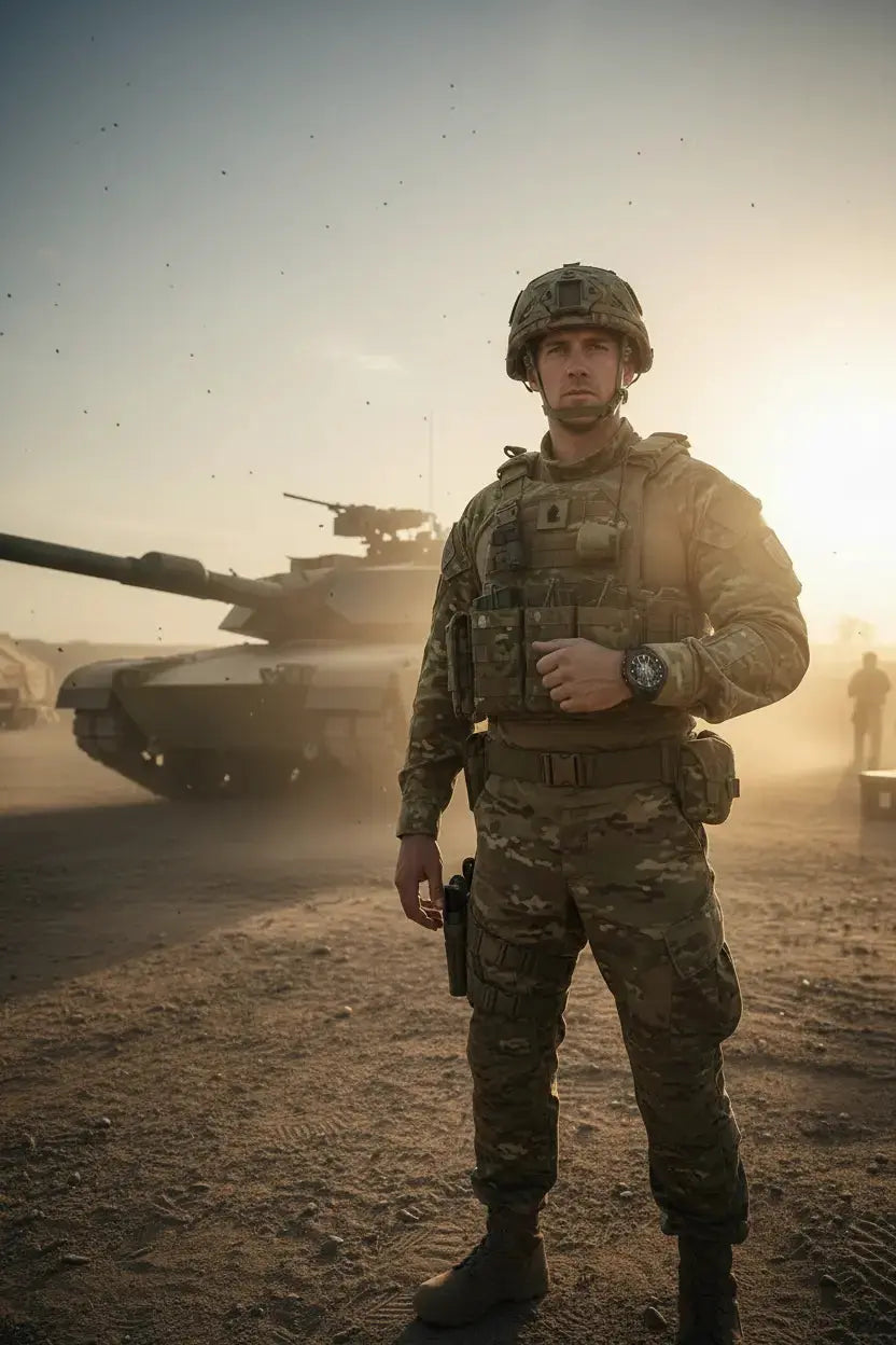 Military Smart Watch for Men - 1.46 AMOLED/500mAh Fitness Tracker The Blue Coil