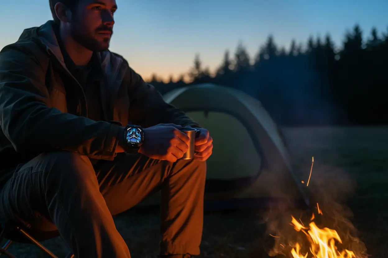 OUKITEL BT80 Smart Watch for Men: Military-Grade Features The Blue Coil