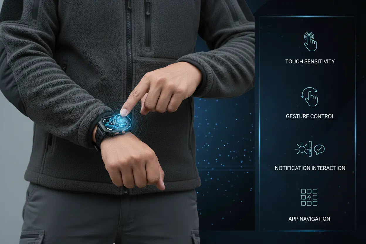 OUKITEL BT80 Smart Watch for Men: Military-Grade Features The Blue Coil