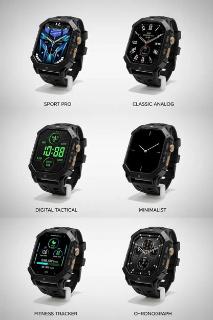 OUKITEL BT80 Smart Watch for Men: Military-Grade Features