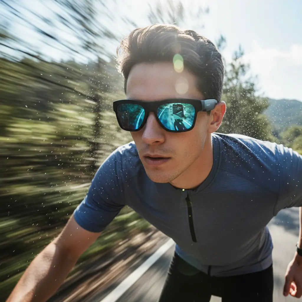 OhO sunshine 256GB WiFi Camera Glasses The Blue Coil