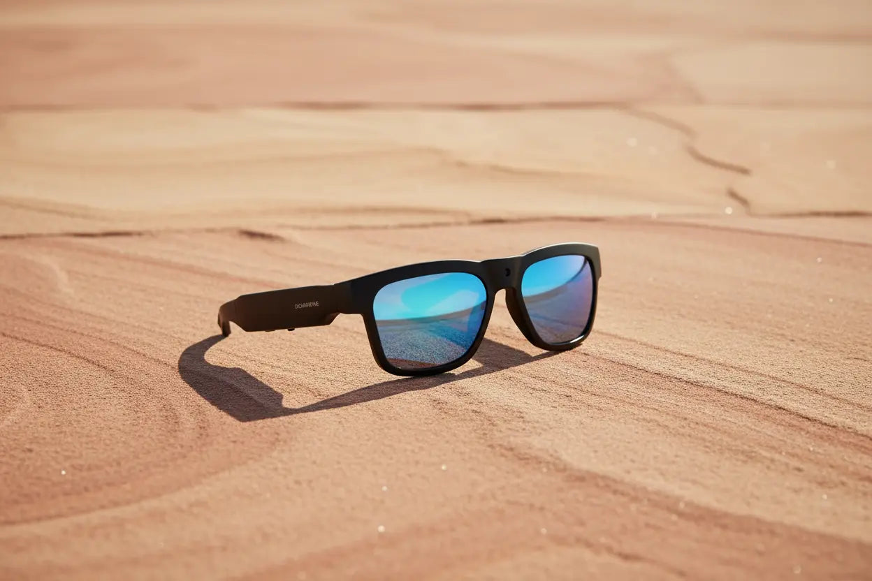 OhO sunshine 256GB WiFi Camera Glasses The Blue Coil