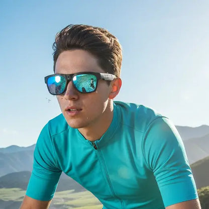 OhO sunshine 256GB WiFi Camera Glasses The Blue Coil