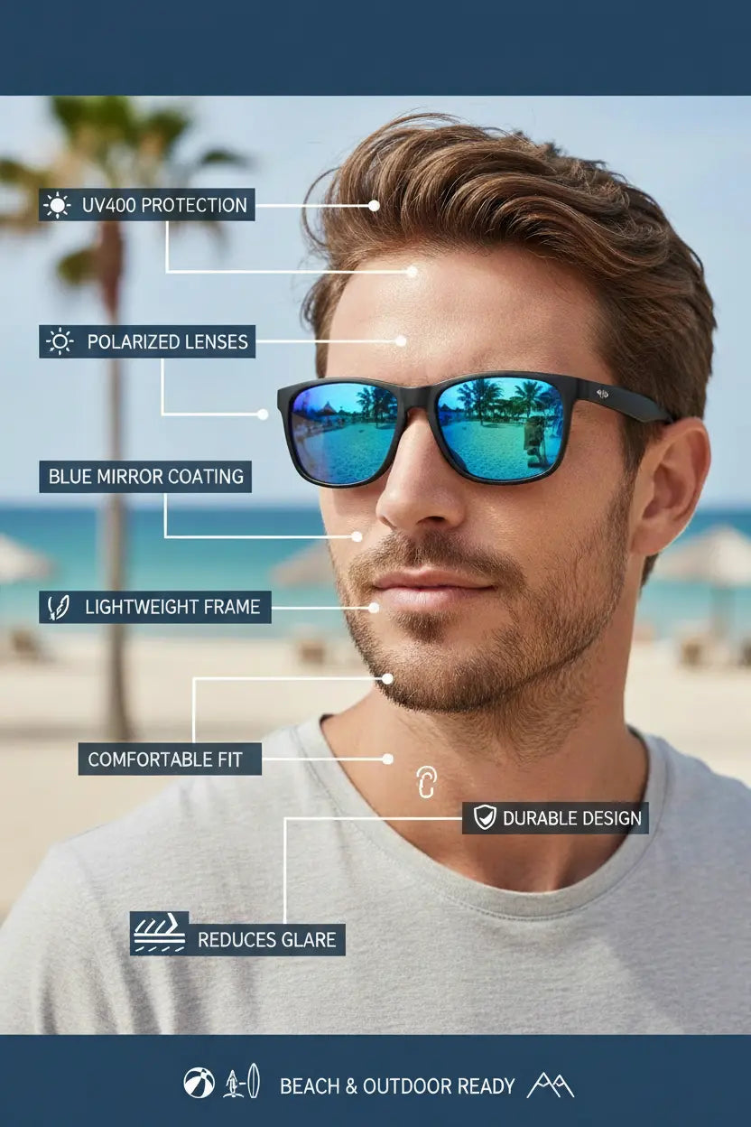 OhO sunshine 256GB WiFi Camera Glasses The Blue Coil