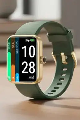 Pautios Smart Watch Fitness Tracker with Blood Oxygen Monitor The Blue Coil