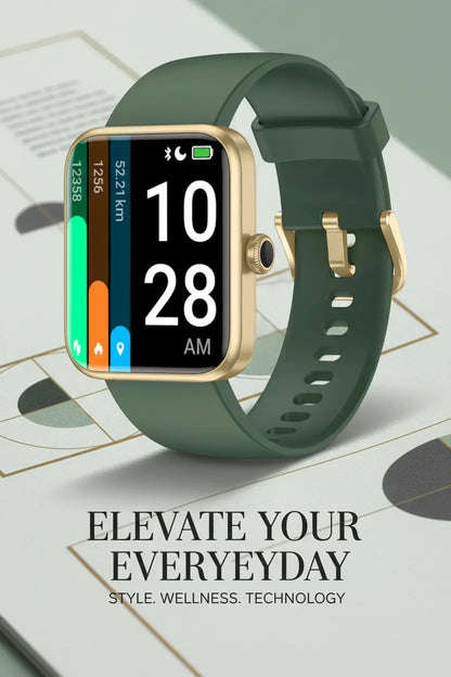 Pautios Smart Watch Fitness Tracker with Blood Oxygen Monitor