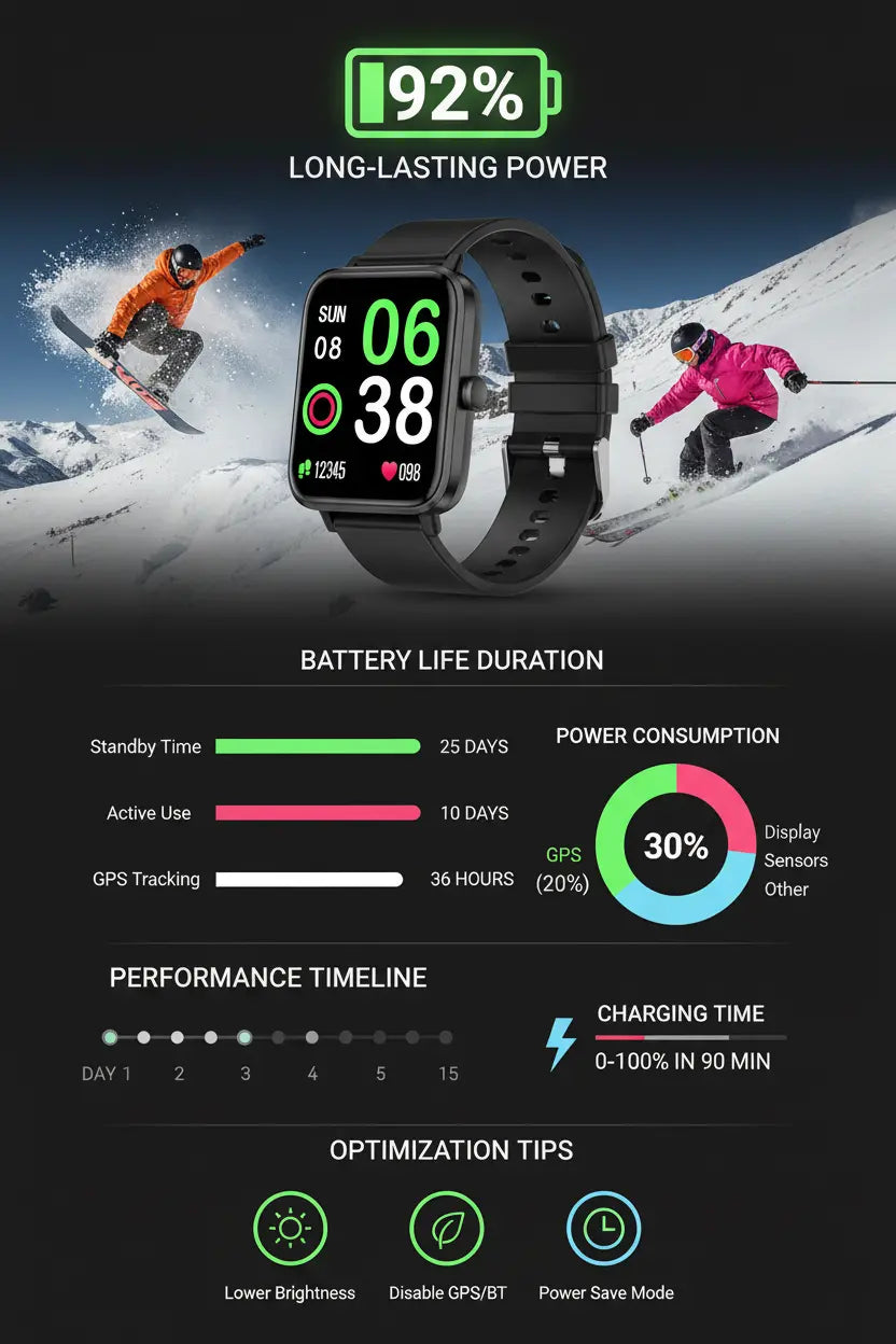 Smart Watch for Men Women Fitness Tracker Watch for iPhone Samsung Android Phone Compatible SmartWatch with Pedometer Heart Rate/Sleep Monitor Blood Oxygen IP68 Waterproof (Black)