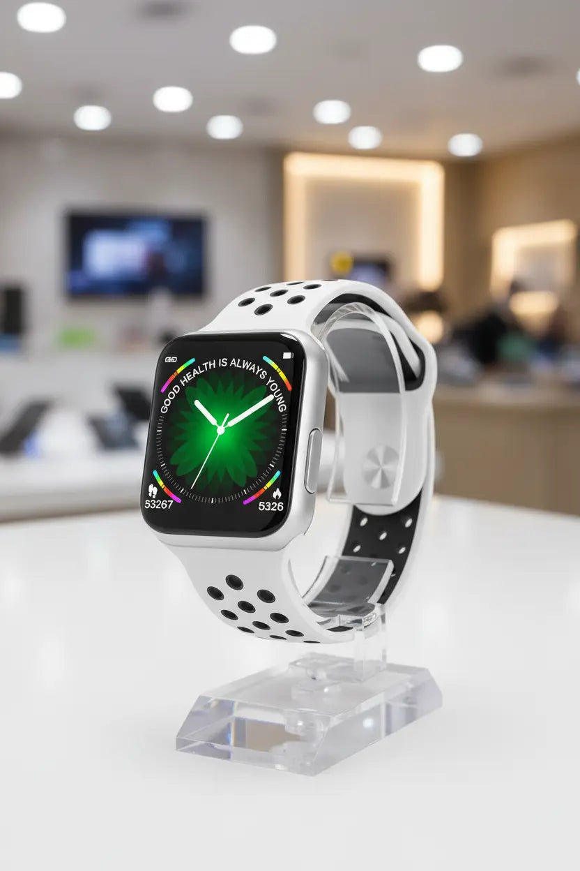 Smart Wristband Fitness Tracker with Heart Rate Monitor