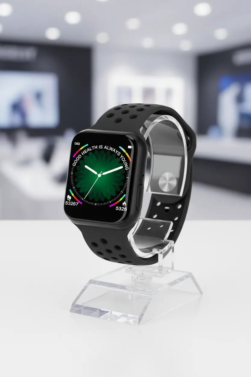 Smart Wristband Fitness Tracker with Heart Rate Monitor