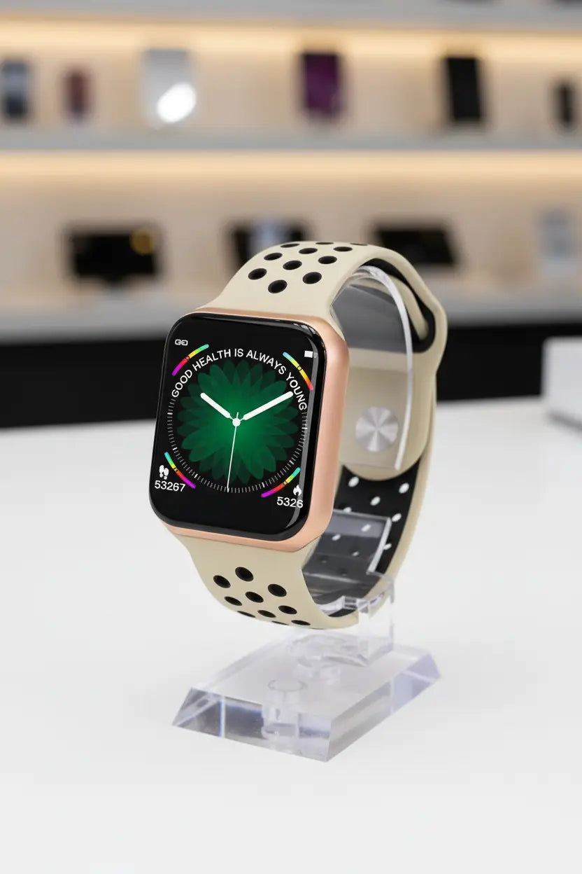 Smart Wristband Fitness Tracker with Heart Rate Monitor