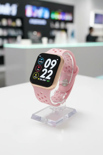 Smart Wristband Fitness Tracker with Heart Rate Monitor