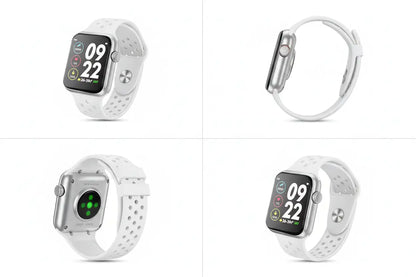 Smart Wristband Fitness Tracker with Heart Rate Monitor