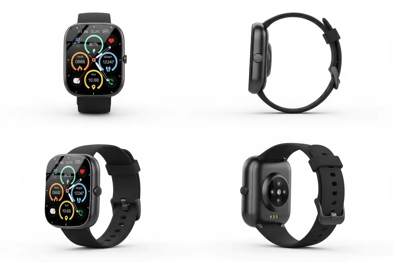 Smartwatch for Women and Men, 191 HD Large Screen, Fitness Tracker, Phone Function