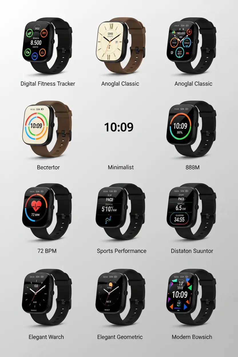 Smartwatch for Women and Men, 191 HD Large Screen, Fitness Tracker, Phone Function