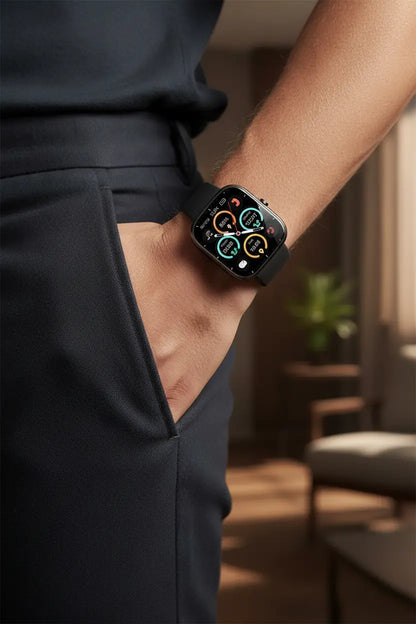 Smartwatch for Women and Men, 191 HD Large Screen, Fitness Tracker, Phone Function