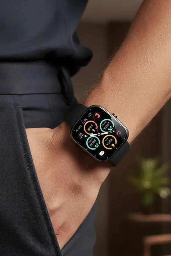 Smartwatch for Women and Men, 191 HD Large Screen, Fitness Tracker, Phone Function