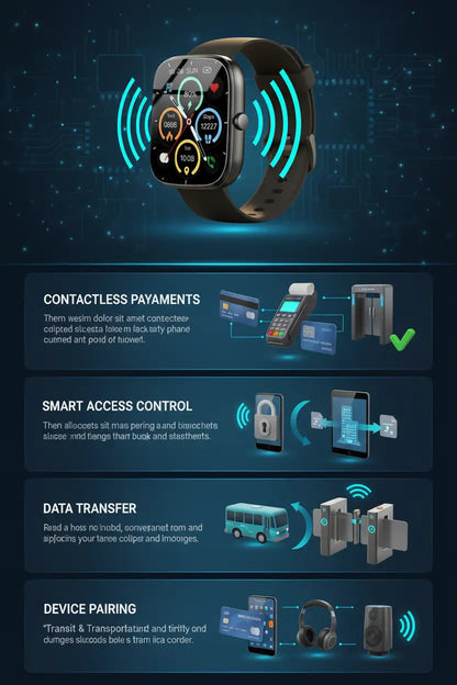 Smartwatch for Women and Men, 191 HD Large Screen, Fitness Tracker, Phone Function