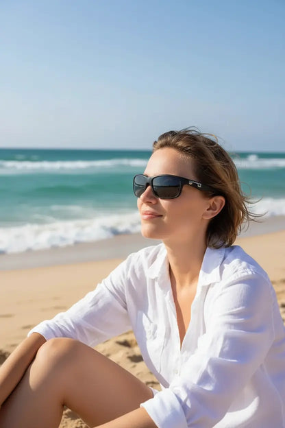 TechKen Sunglasses Headset Headphone Bluetooth Wireless Music Sunglasses Headsets Compatible with iPhone Samsung LG and Smart Phones PC Tablets