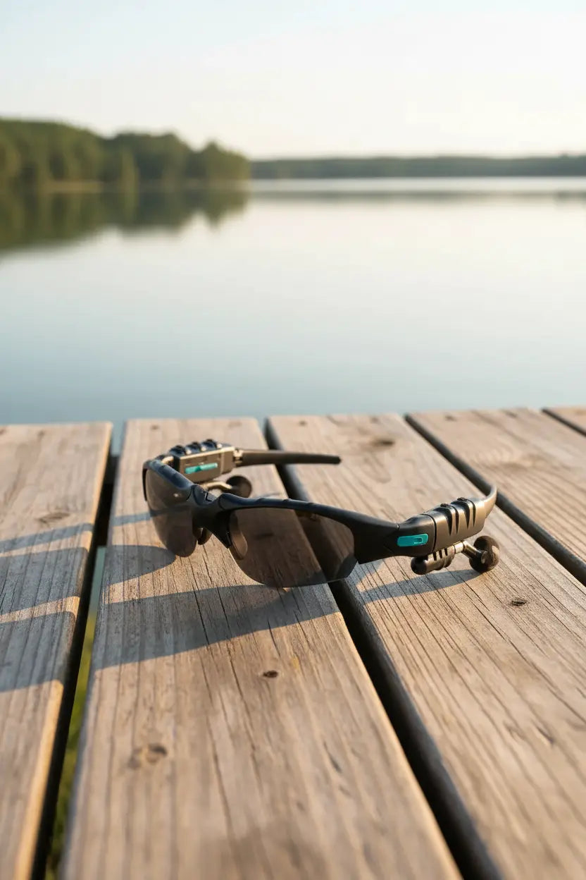 TechKen Sunglasses Headset Headphone Bluetooth Wireless Music Sunglasses Headsets Compatible with iPhone Samsung LG and Smart Phones PC Tablets