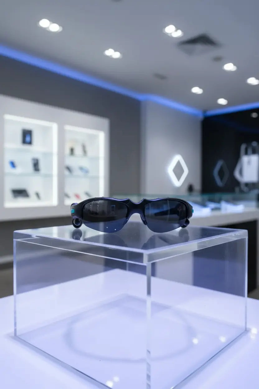 TechKen Sunglasses Headset Headphone Bluetooth Wireless Music Sunglasses Headsets Compatible with iPhone Samsung LG and Smart Phones PC Tablets