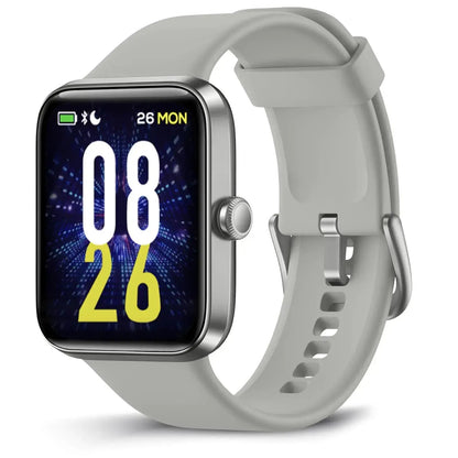 VRPEFIT Smart Watch for Men Women Activity Fitness Tracker with Sleep Monitor1.69" DIY Full Touch Display smartwatch for iPhone Android Phone 5ATM Waterproof The Blue Coil