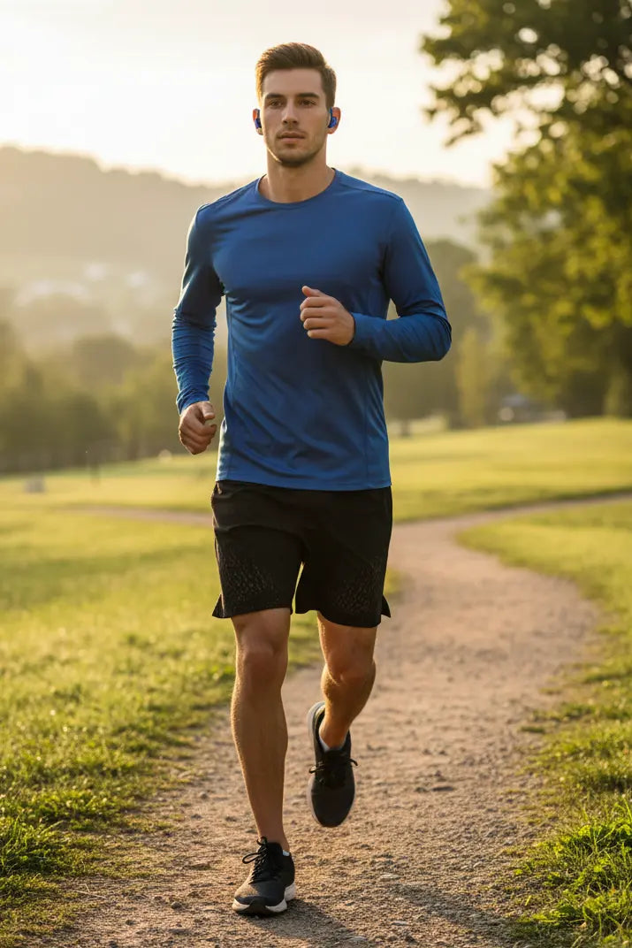 Wireless Earbuds Bluetooth 5.3 Headphones Ear Buds with Microphone 96Hrs Playback Sports Earhook Waterproof in Ear Earphones LED Power Display Headset Zyphorista/OCC1AM