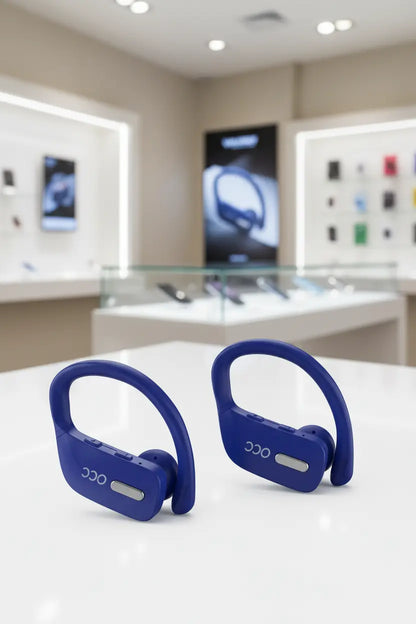 Wireless Earbuds Bluetooth 5.3 Headphones Ear Buds with Microphone 96Hrs Playback Sports Earhook Waterproof in Ear Earphones LED Power Display Headset Zyphorista/OCC1AM