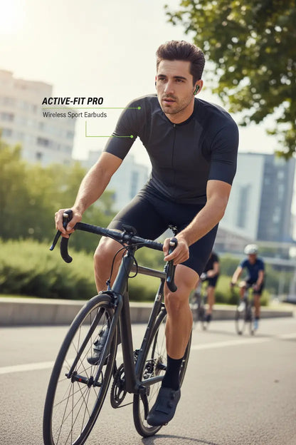 Wireless Earbuds Bluetooth 5.3 Headphones HiFi Stereo Wireless Earphones with ENC Noise Cancelling Mic IP7 Waterproof Mini Bluetooth Earbuds 48H Touch Control Ear buds for Android/iOS Black