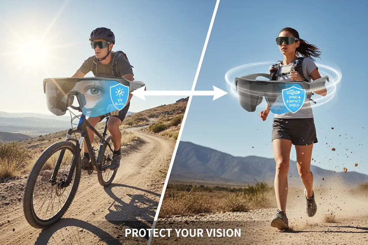 Ylivopo Smart Glass with Polarized UV Protection Bluetooth 5.3 Smart Glasses Fashionable Wireless Audio Sunglasses Hands-Free Calling and Music Smart Glasses for Men and Women (Gray) - The Blue Coil  