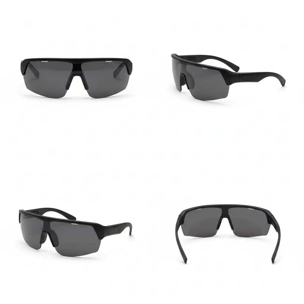 Ylivopo Smart Glass with Polarized UV Protection Bluetooth 5.3 Smart Glasses Fashionable Wireless Audio Sunglasses Hands-Free Calling and Music Smart Glasses for Men and Women (Gray)