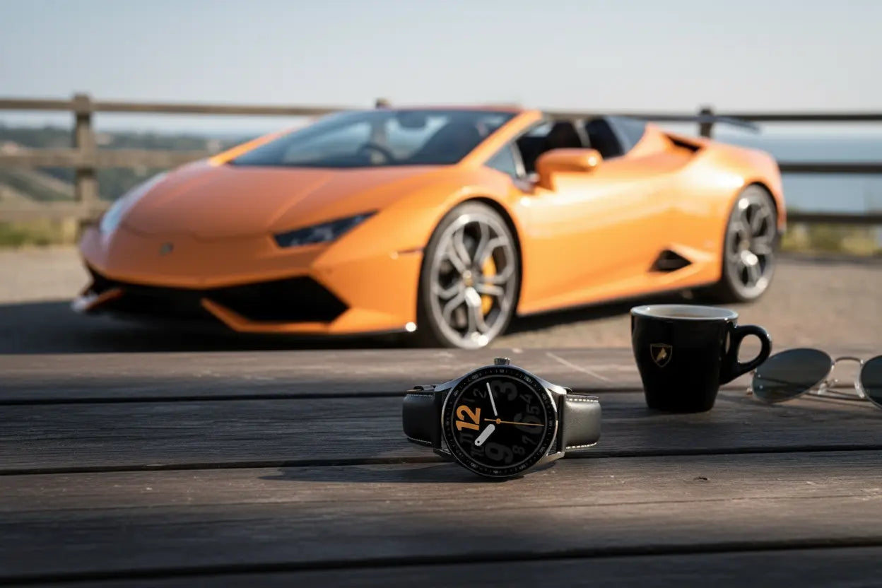 aigo Smart Watch for Men with Heart Rate Monitor Fitness Tracking Calorie Counter and Long Lasting Battery for iOS and Android Phones (Black) The Blue Coil