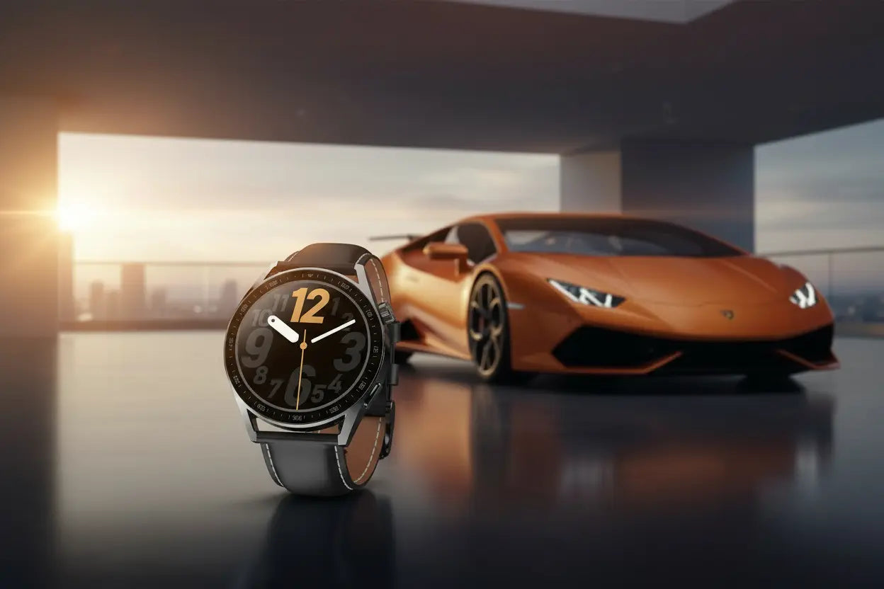 aigo Smart Watch for Men with Heart Rate Monitor Fitness Tracking Calorie Counter and Long Lasting Battery for iOS and Android Phones (Black) The Blue Coil