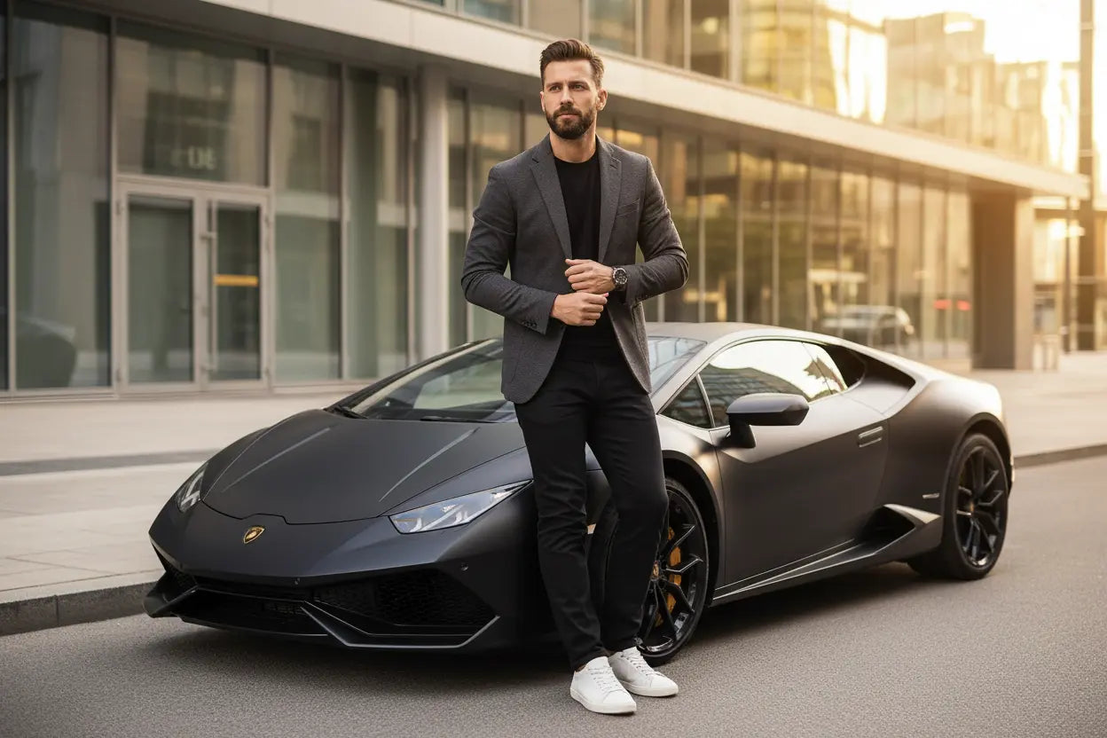 aigo Smart Watch for Men with Heart Rate Monitor Fitness Tracking Calorie Counter and Long Lasting Battery for iOS and Android Phones (Black) The Blue Coil