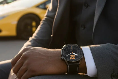 aigo Smart Watch for Men with Heart Rate Monitor Fitness Tracking Calorie Counter and Long Lasting Battery for iOS and Android Phones (Black) The Blue Coil