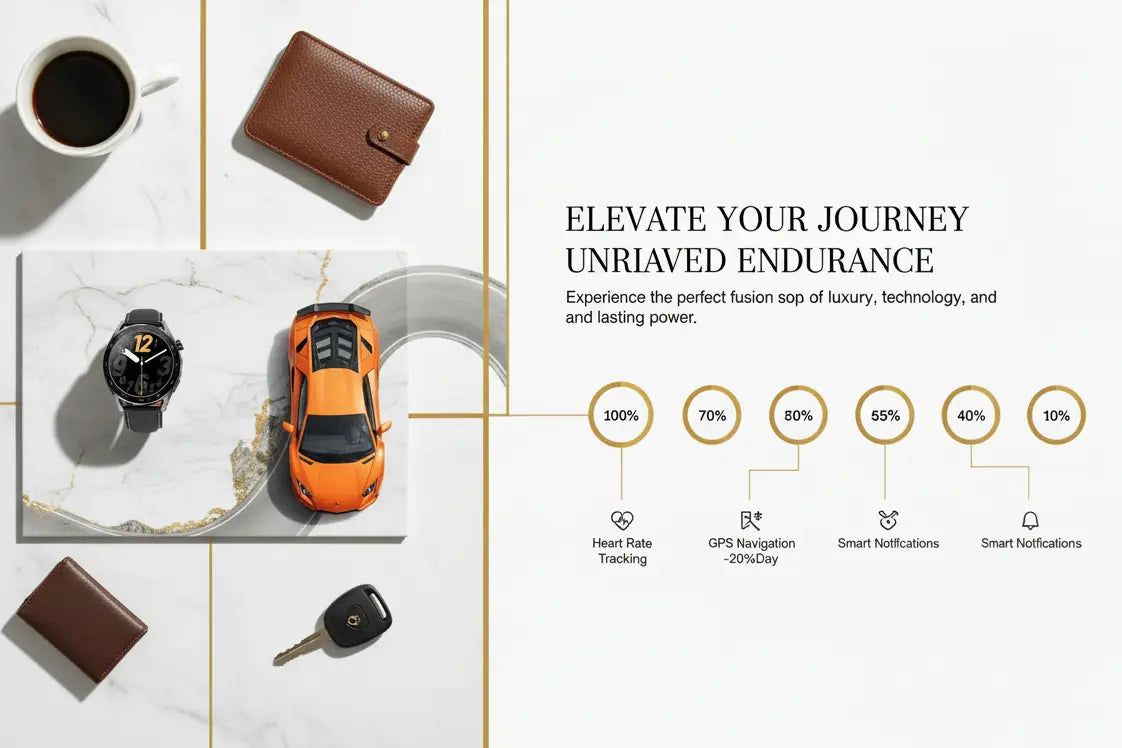 aigo Smart Watch for Men with Heart Rate Monitor Fitness Tracking Calorie Counter and Long Lasting Battery for iOS and Android Phones (Black) The Blue Coil