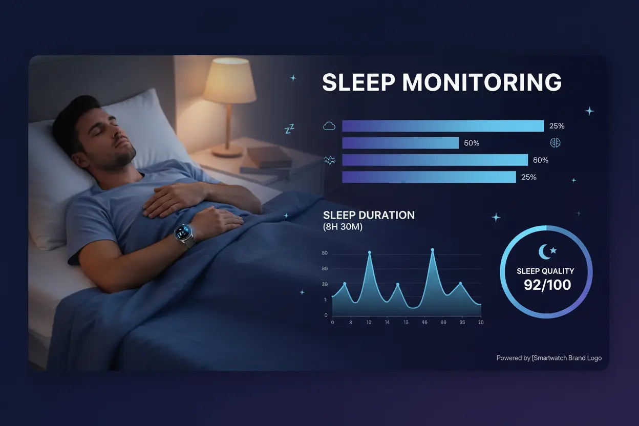 aigo Smart Watch for Men with Heart Rate Monitor Fitness Tracking Calorie Counter and Long Lasting Battery for iOS and Android Phones (Black) The Blue Coil