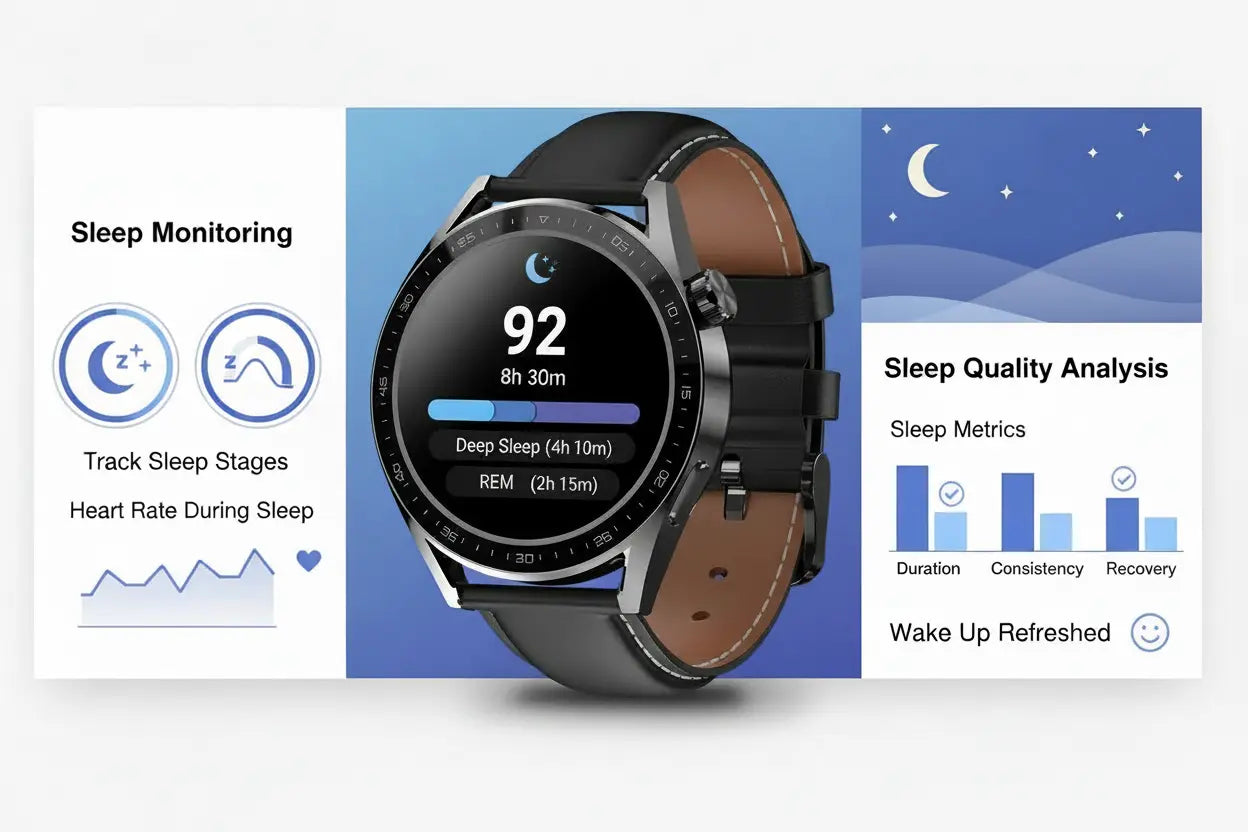 aigo Smart Watch for Men with Heart Rate Monitor Fitness Tracking Calorie Counter and Long Lasting Battery for iOS and Android Phones (Black) The Blue Coil