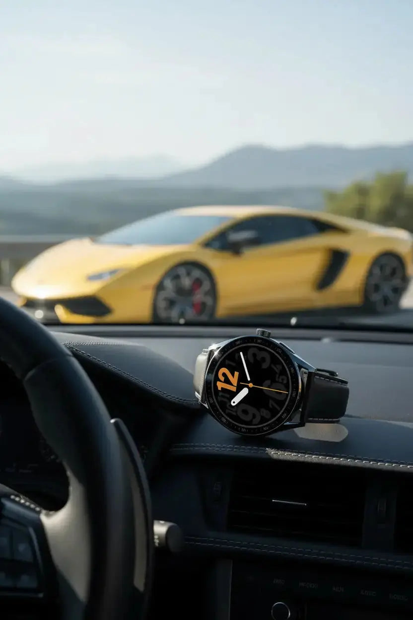 aigo Smart Watch for Men with Heart Rate Monitor Fitness Tracking Calorie Counter and Long Lasting Battery for iOS and Android Phones (Black) The Blue Coil